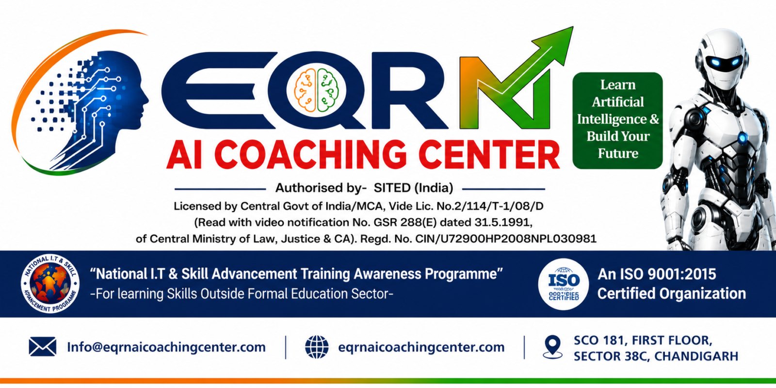 EQRN AI Coaching Center — Learn artificial intelligence and build your future.